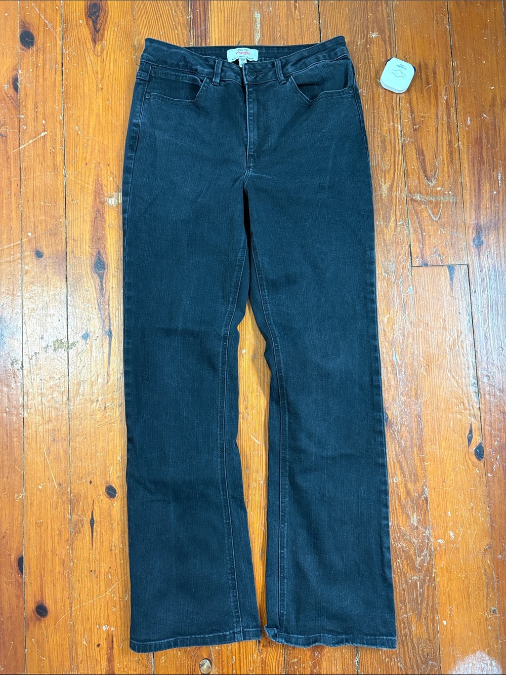 Wrangler Black Women's Straight-Leg Jeans Size 8 / 29